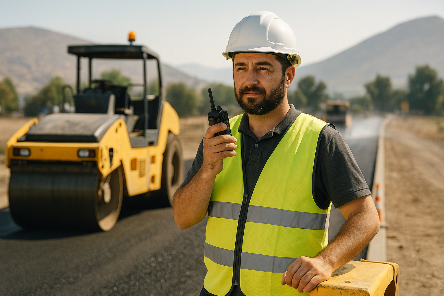 Equipo Viasfal obras asfálticas, pavimentación de vías